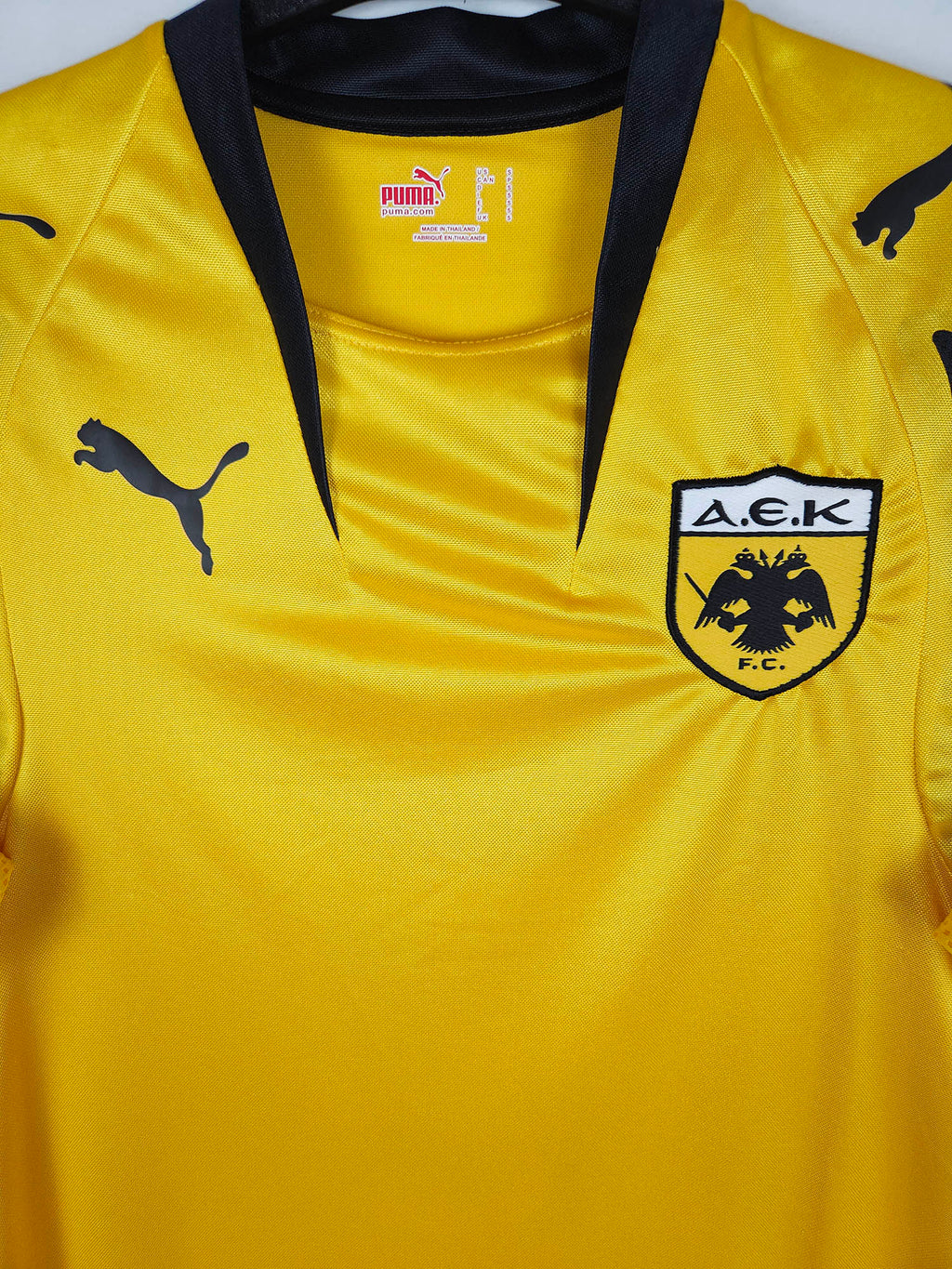 2007-08 AEK Athene thuisshirt Rivaldo #10