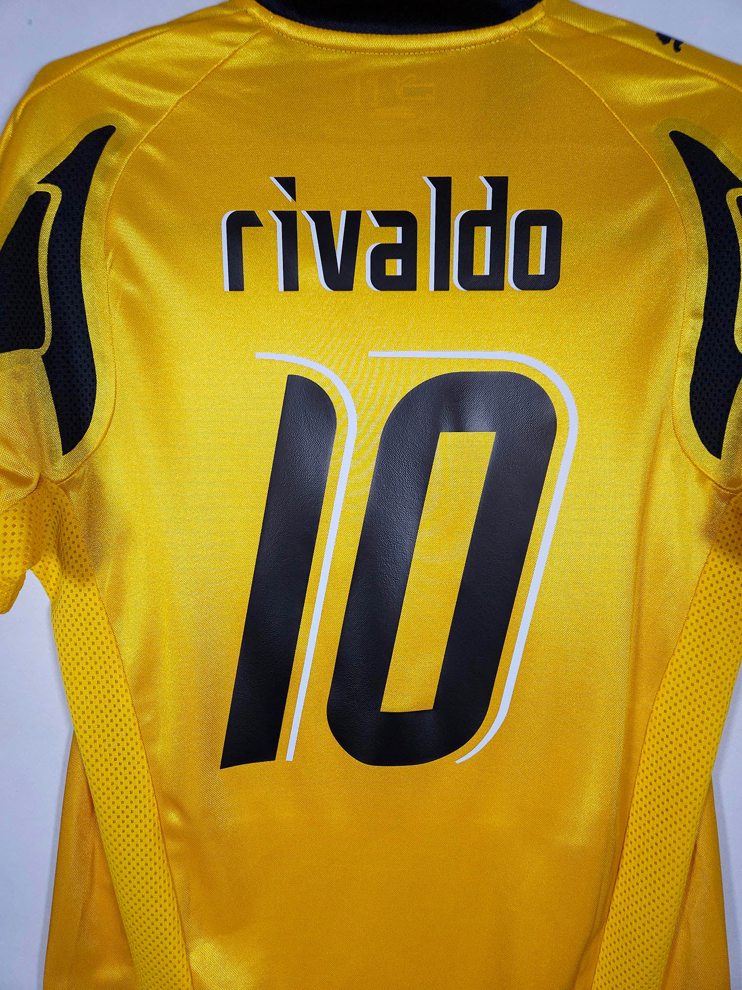 2007-08 AEK Athene Thuisshirt Rivaldo #10