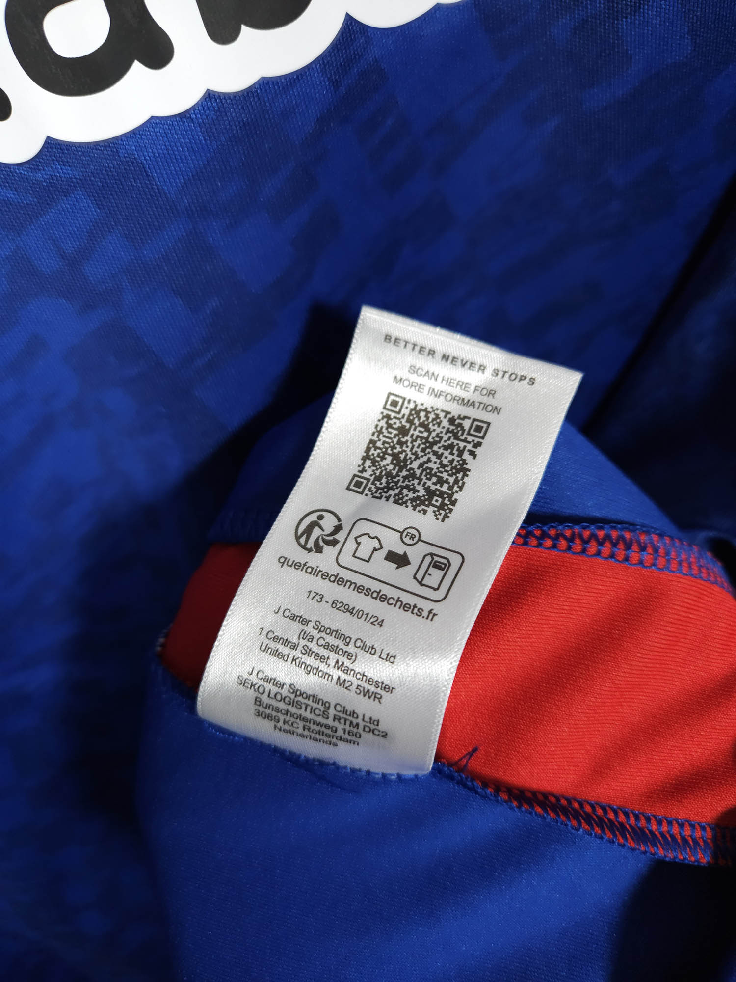 2024-25 Athletic Bilbao Away Shirt detailed view 5