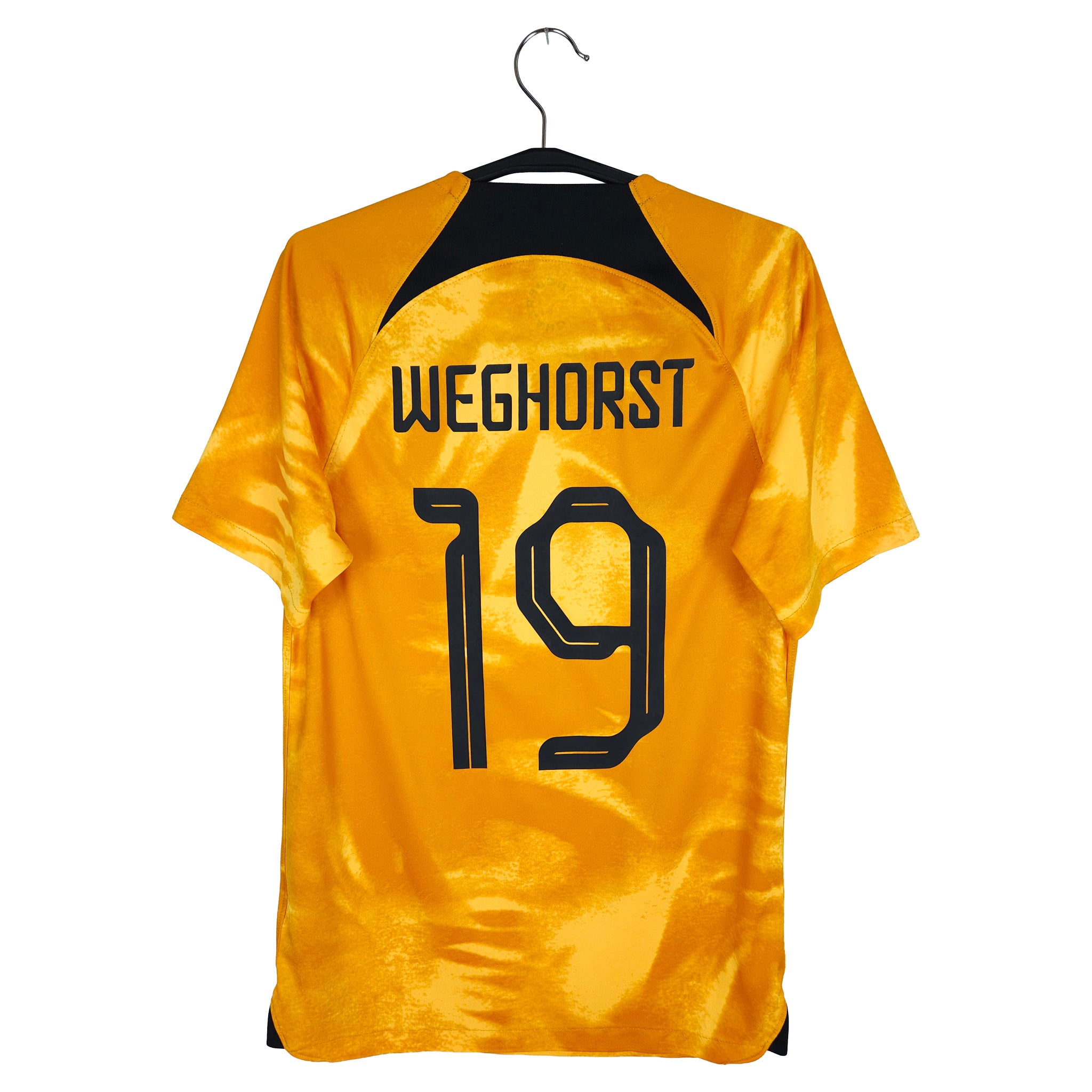 2022-23 Netherlands Home Shirt Weghorst #19