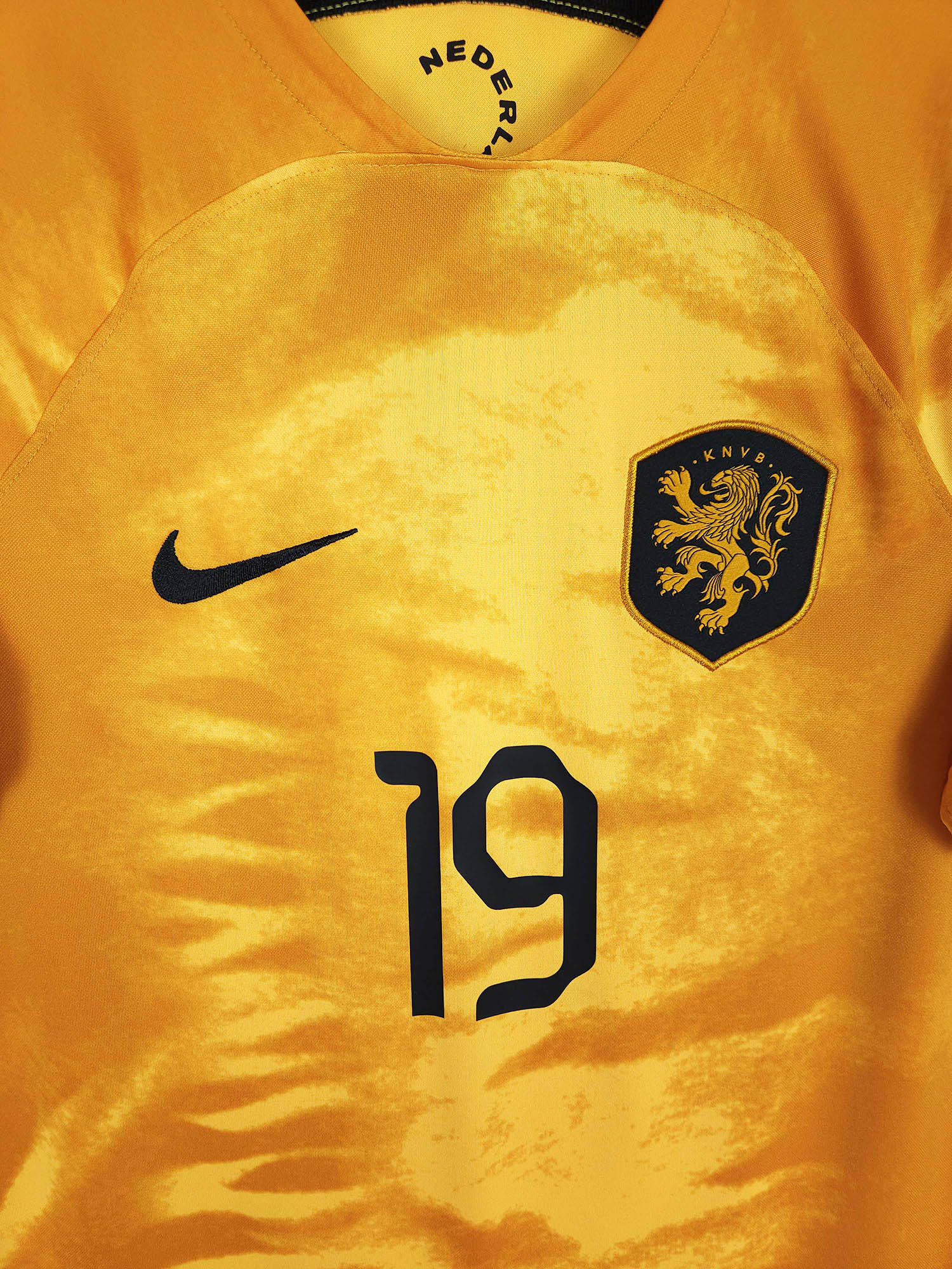 2022-23 Netherlands Home Shirt Weghorst #19