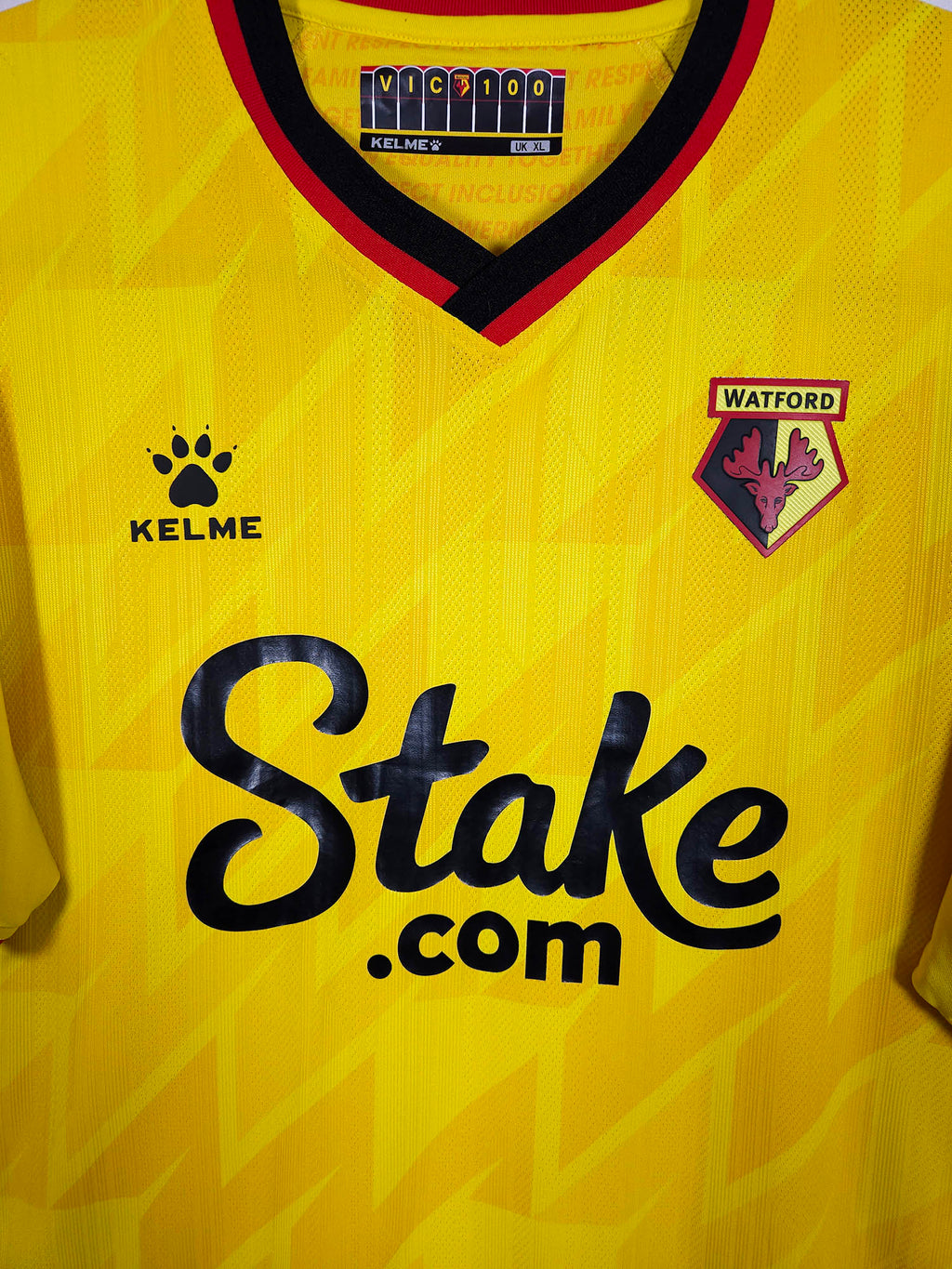 2022-23 Watford Home Shirt - detailed view