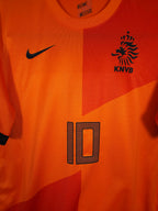 2012-13 Netherlands Home Shirt Sneijder #10 - detailed view