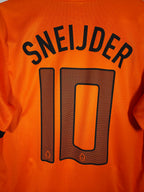 2012-13 Netherlands Home Shirt Sneijder #10 - detailed view