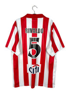2004-05 Olympiacos Home Shirt Rivaldo #5 - back view