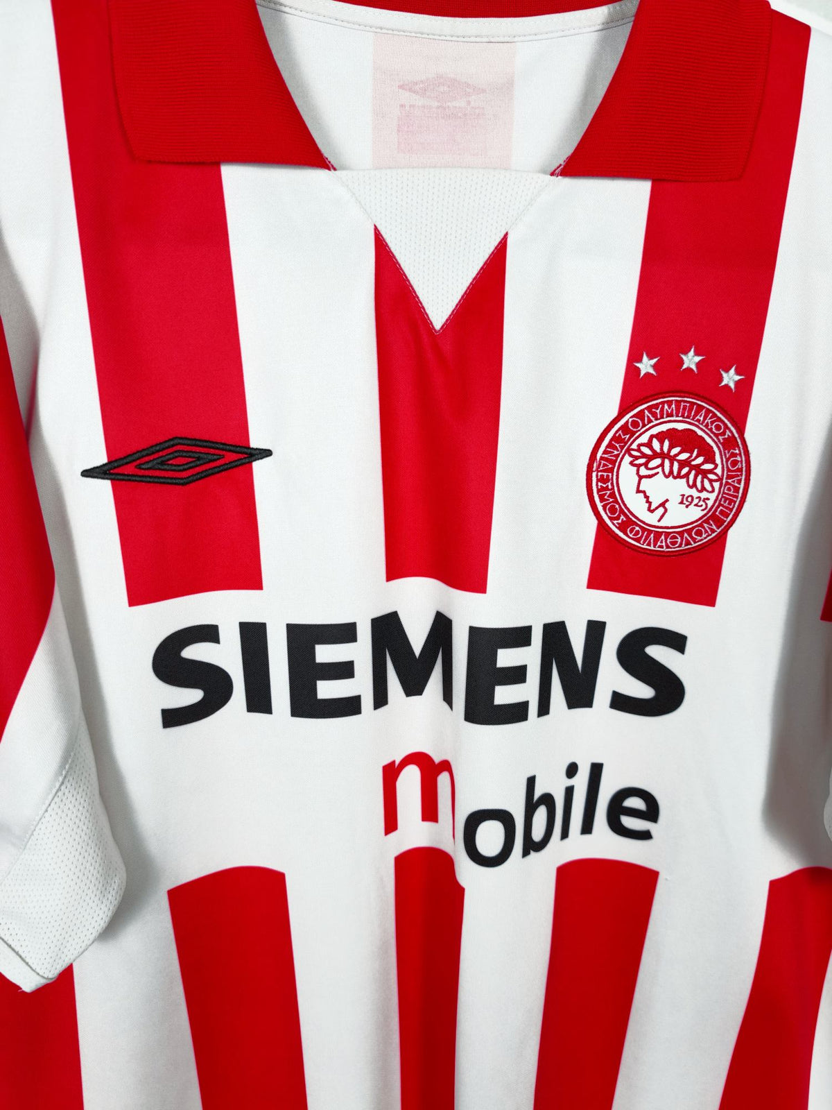 2004-05 Olympiacos Home Shirt Rivaldo #5 - detailed view