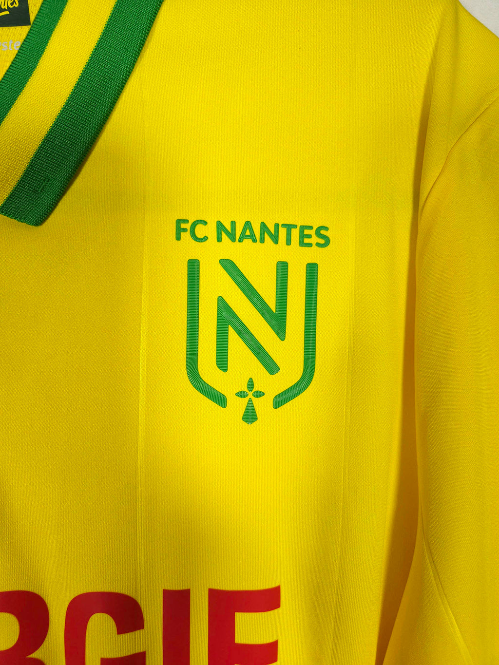 2023-24 Nantes Home Shirt Simon #27 - detailed view