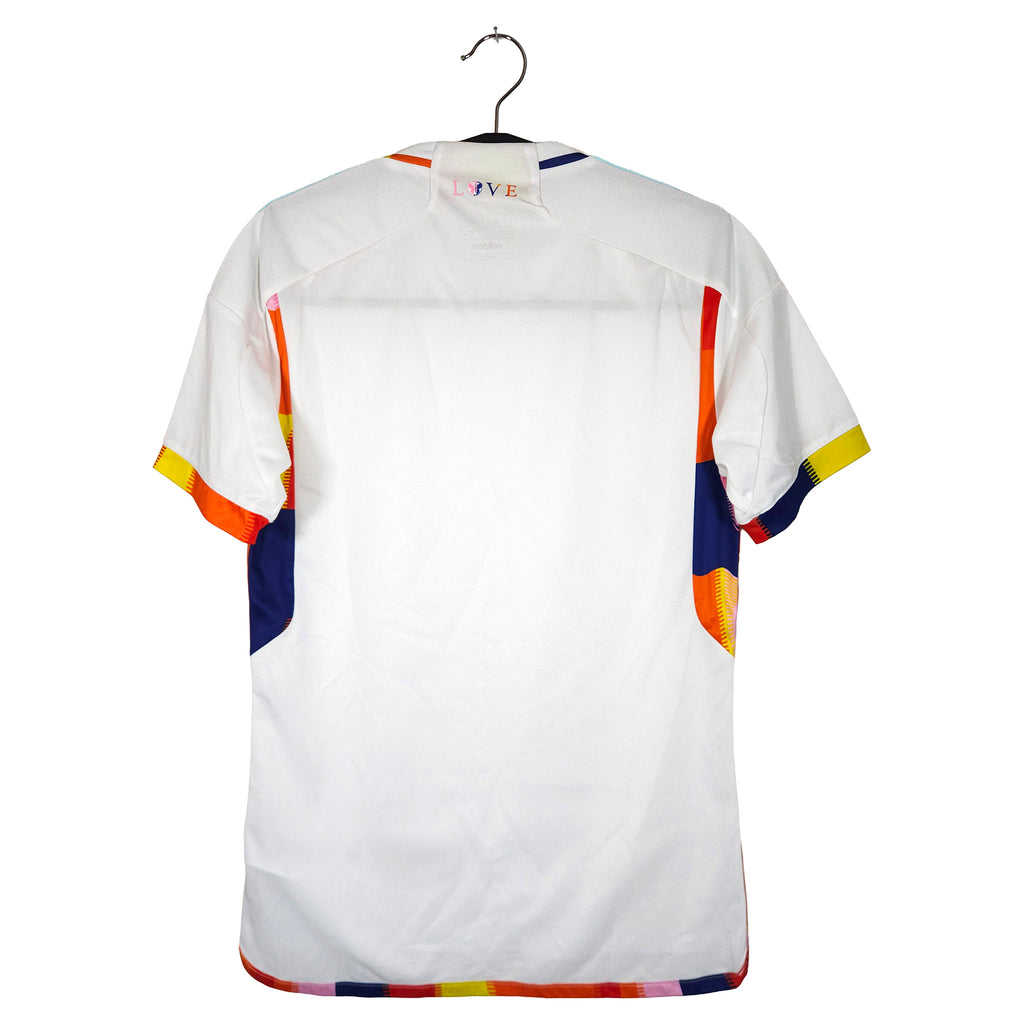 2022-23 Belgium Away Shirt - back view