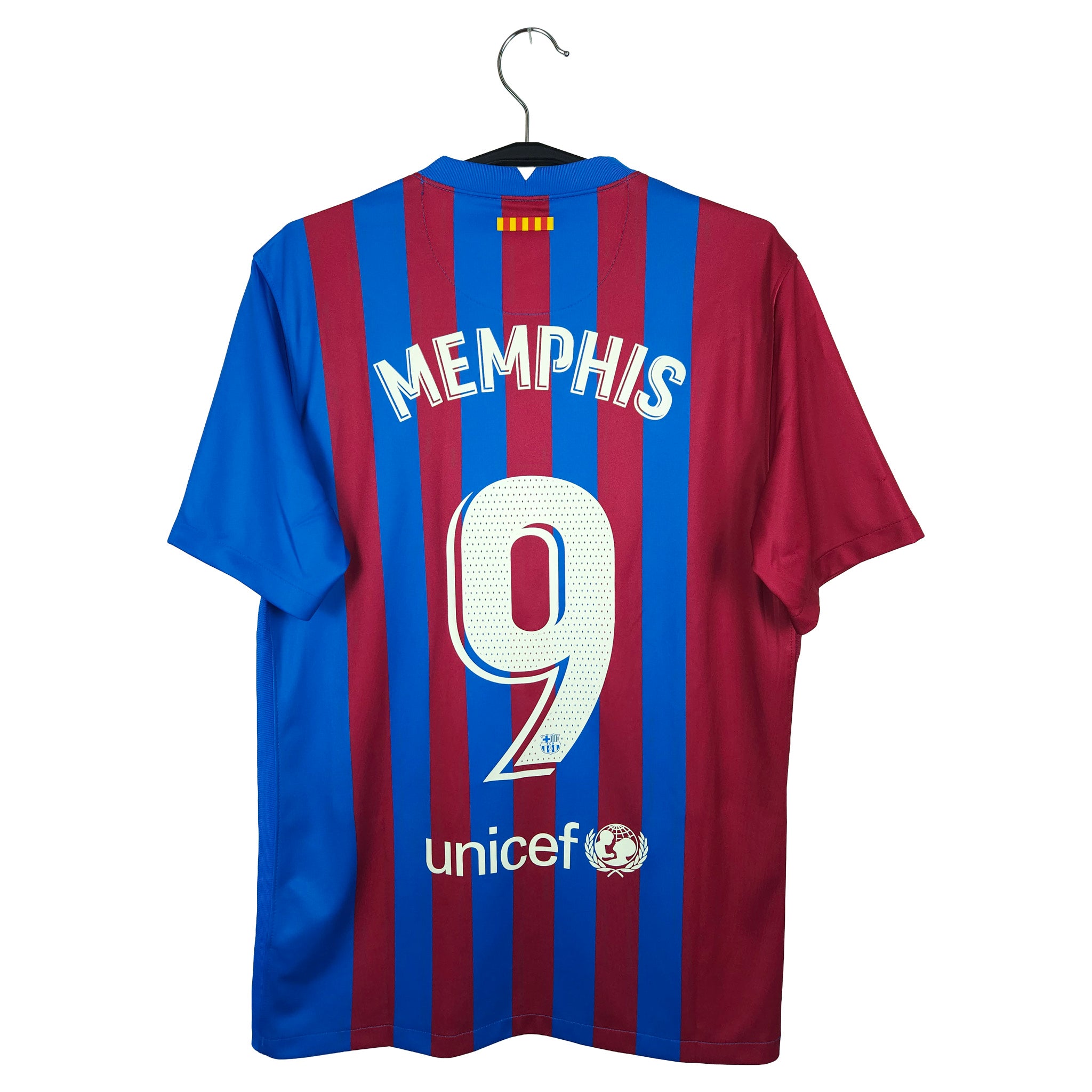 2021-22 Barcelona Thuisshirt Memphis #9