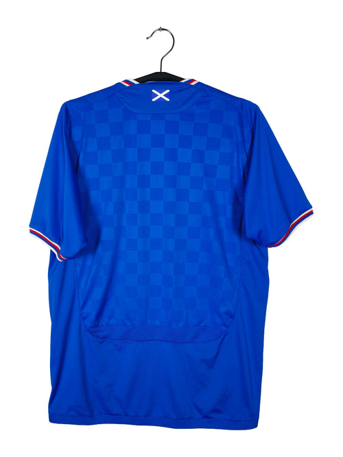 2009-10 Rangers Home Shirt - back view