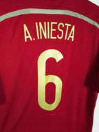 2014-15 Spanje thuisshirt Iniesta #6