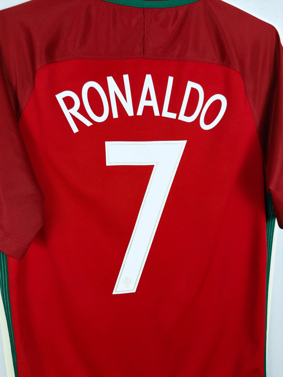 2016-17 Portugal Home Shirt Ronaldo #7 - detailed view