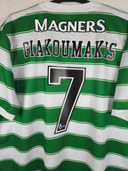 2021-22 Celtic Home Shirt Giakoumakis #7 - detailed view