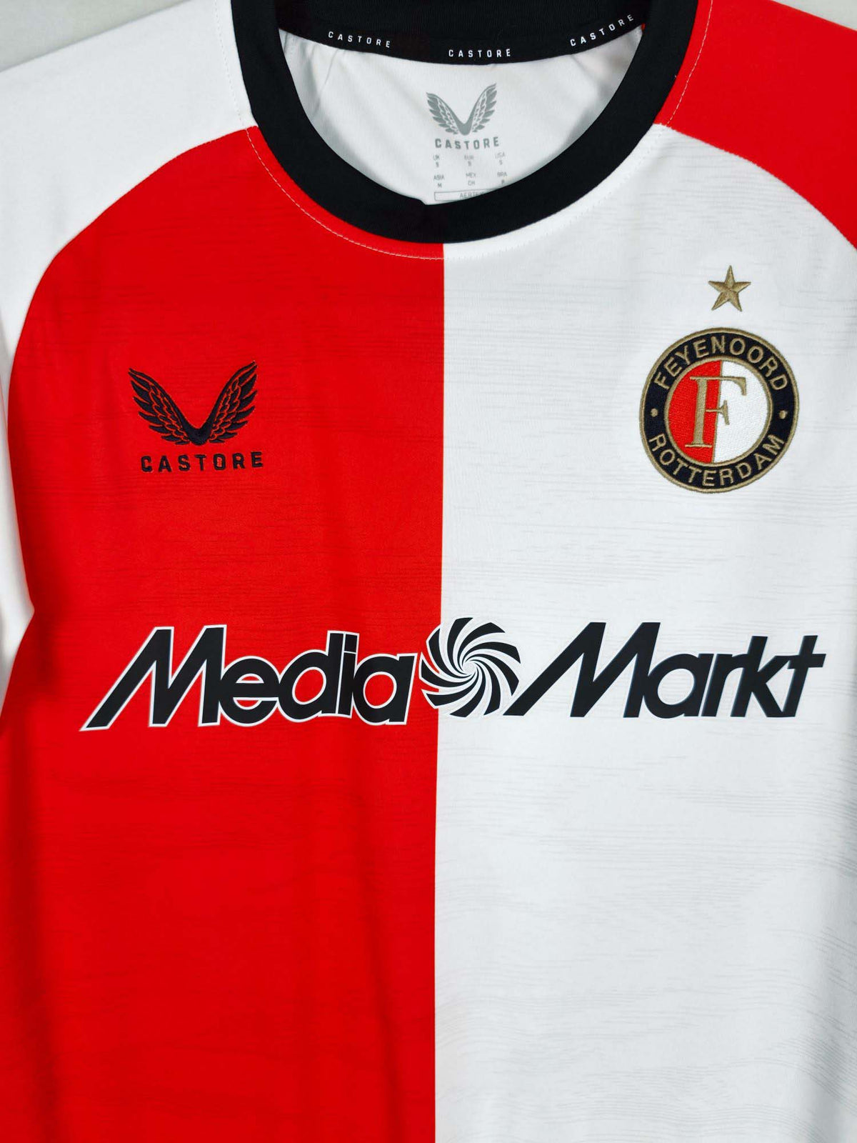 2024-25 Feyenoord Home Shirt Q. Timber #8 - detailed view