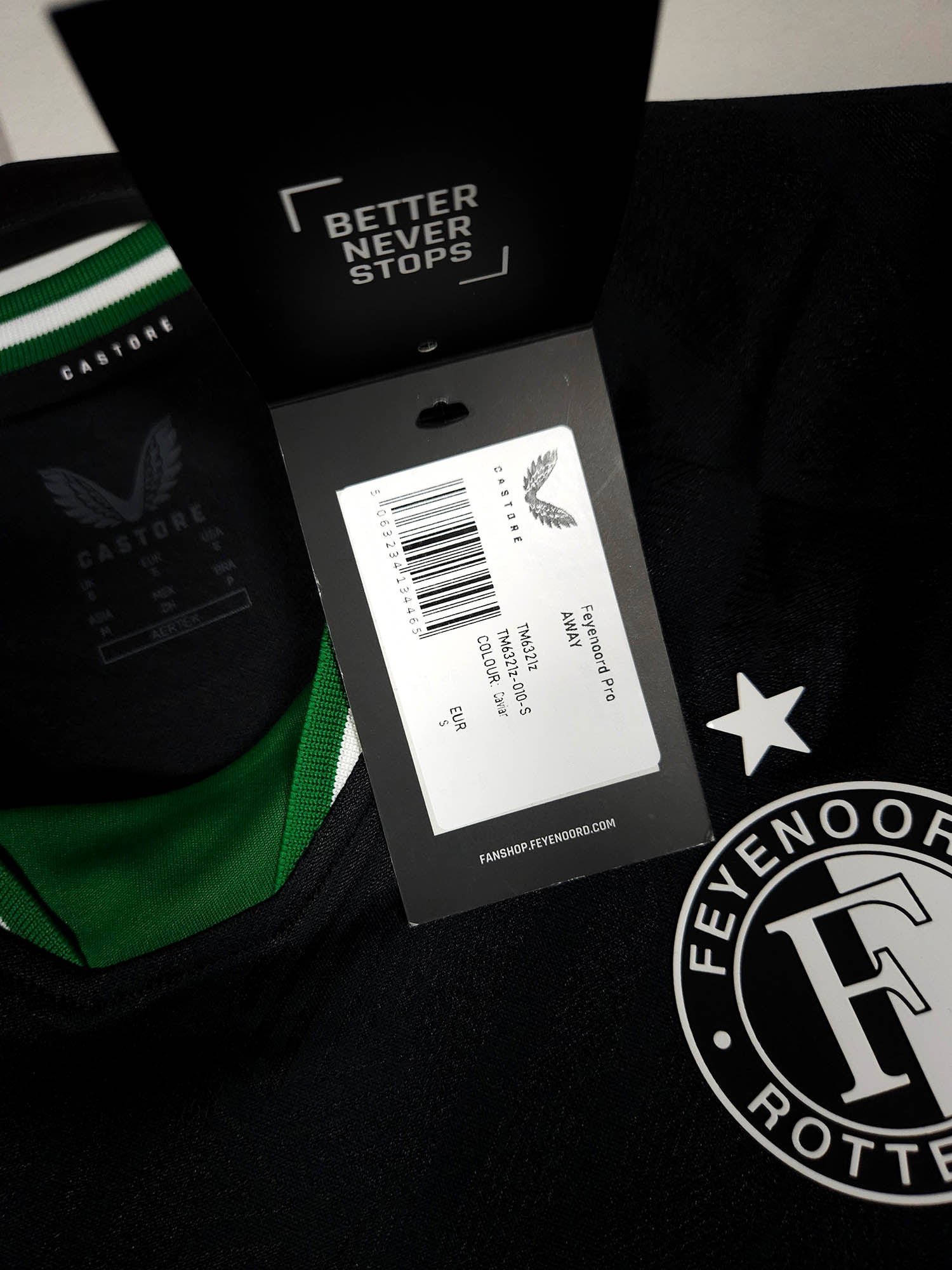 2024-25 Feyenoord Uitshirt Spelersversie