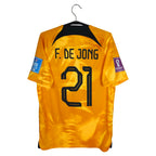 2022-23 Nederland thuisshirt F. De Jong #21