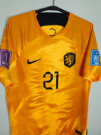 2022-23 Nederland thuisshirt F. De Jong #21
