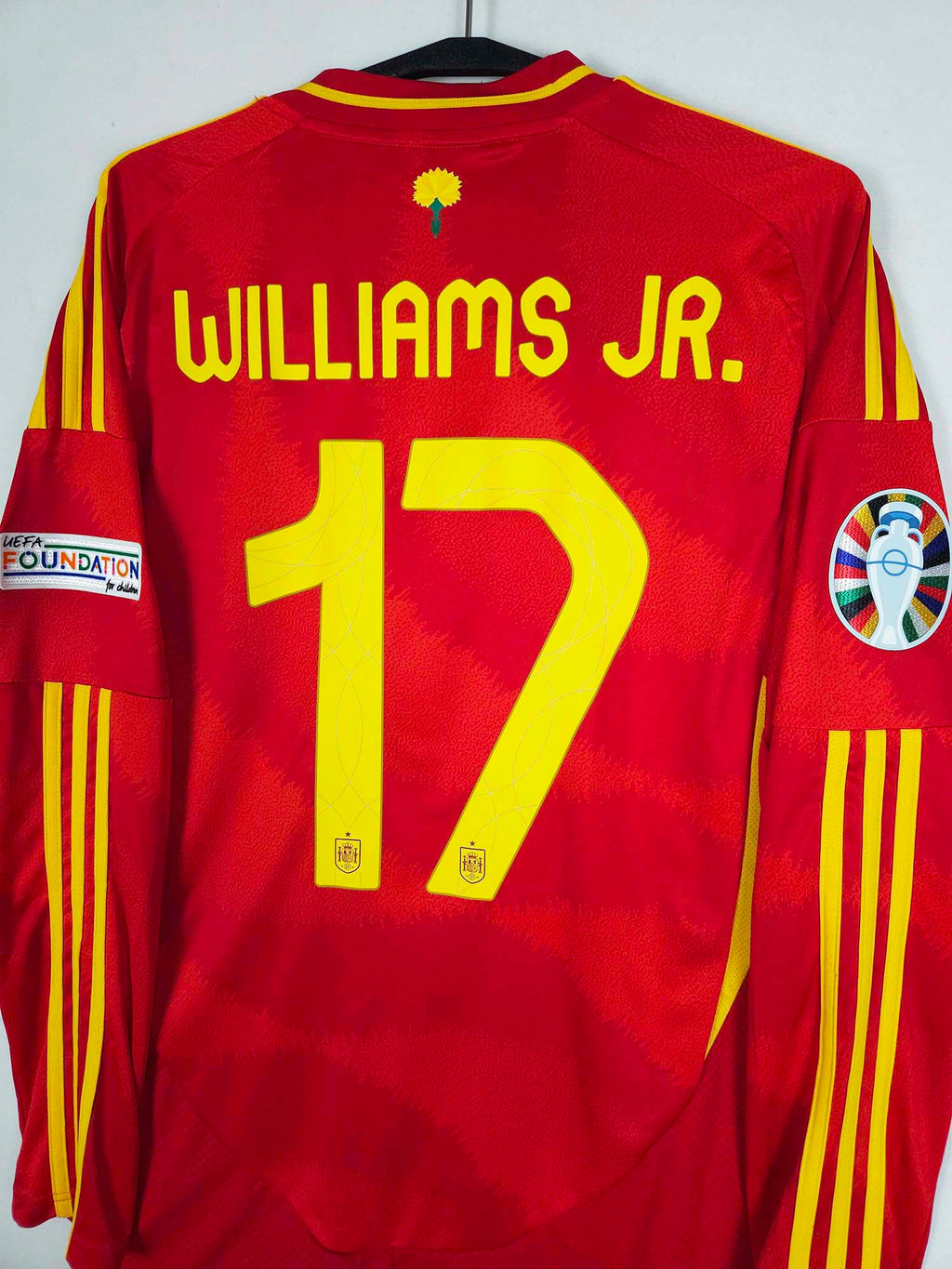 2024-25 Spain Home Shirt Williams Jr. #17 (LS)