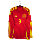 2024-25 Spanje thuisshirt Gavi #9 (LS)