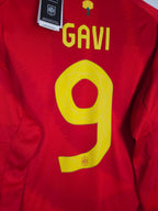 2024-25 Spanje thuisshirt Gavi #9 (LS)