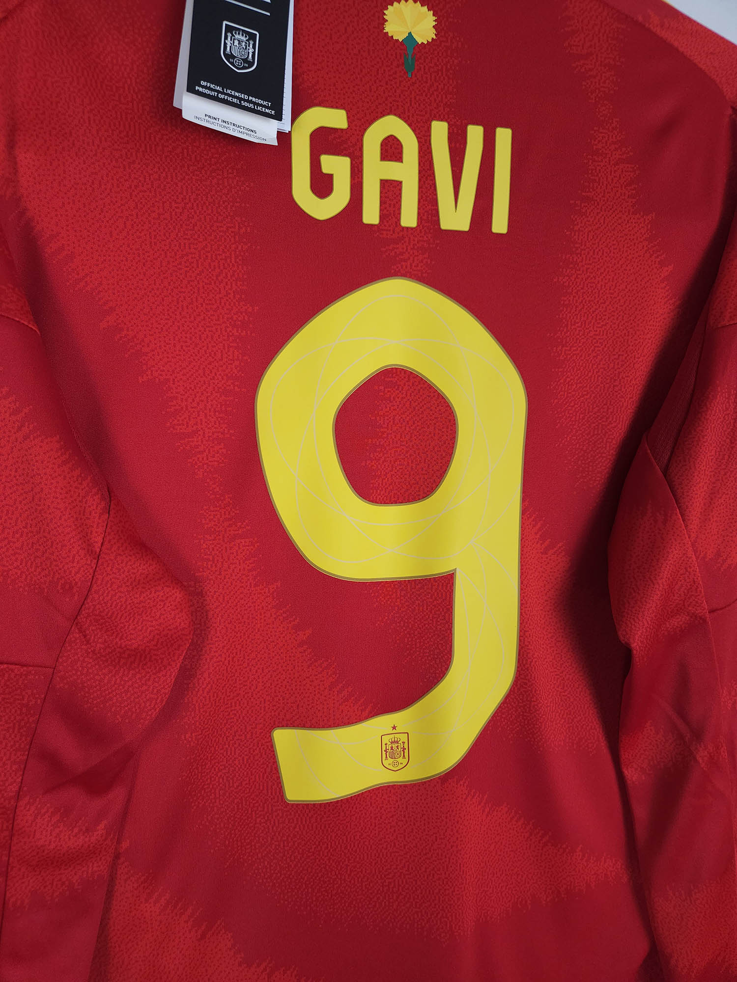 2024-25 Spain Home Shirt Gavi #9 (LS)