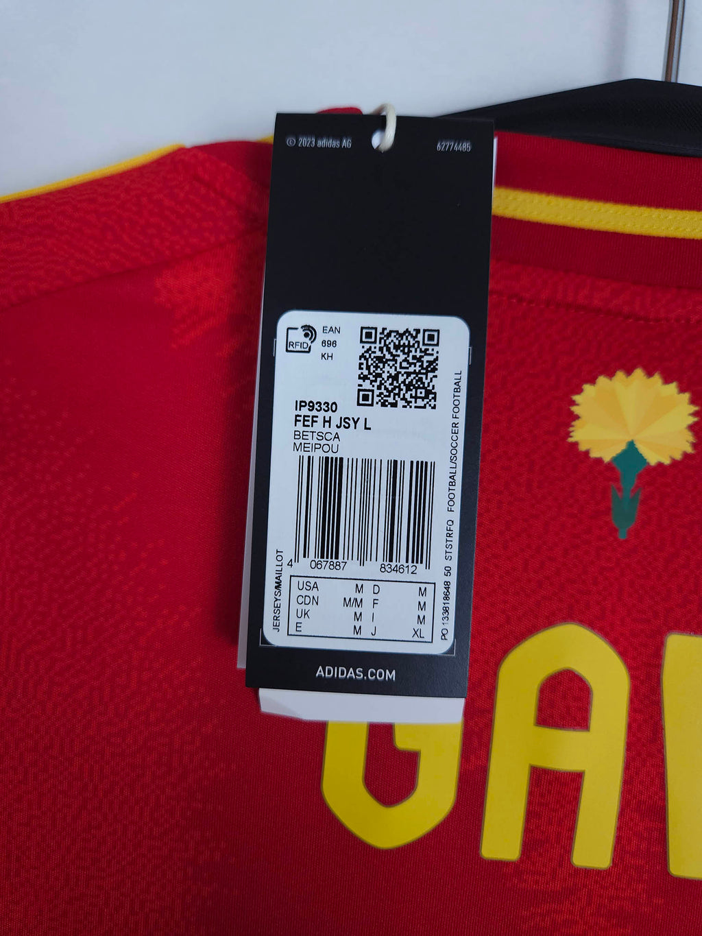 2024-25 Spanje thuisshirt Gavi #9 (LS)