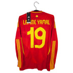 2024-25 Spain Home Shirt Lamine Yamal #19 (LS)