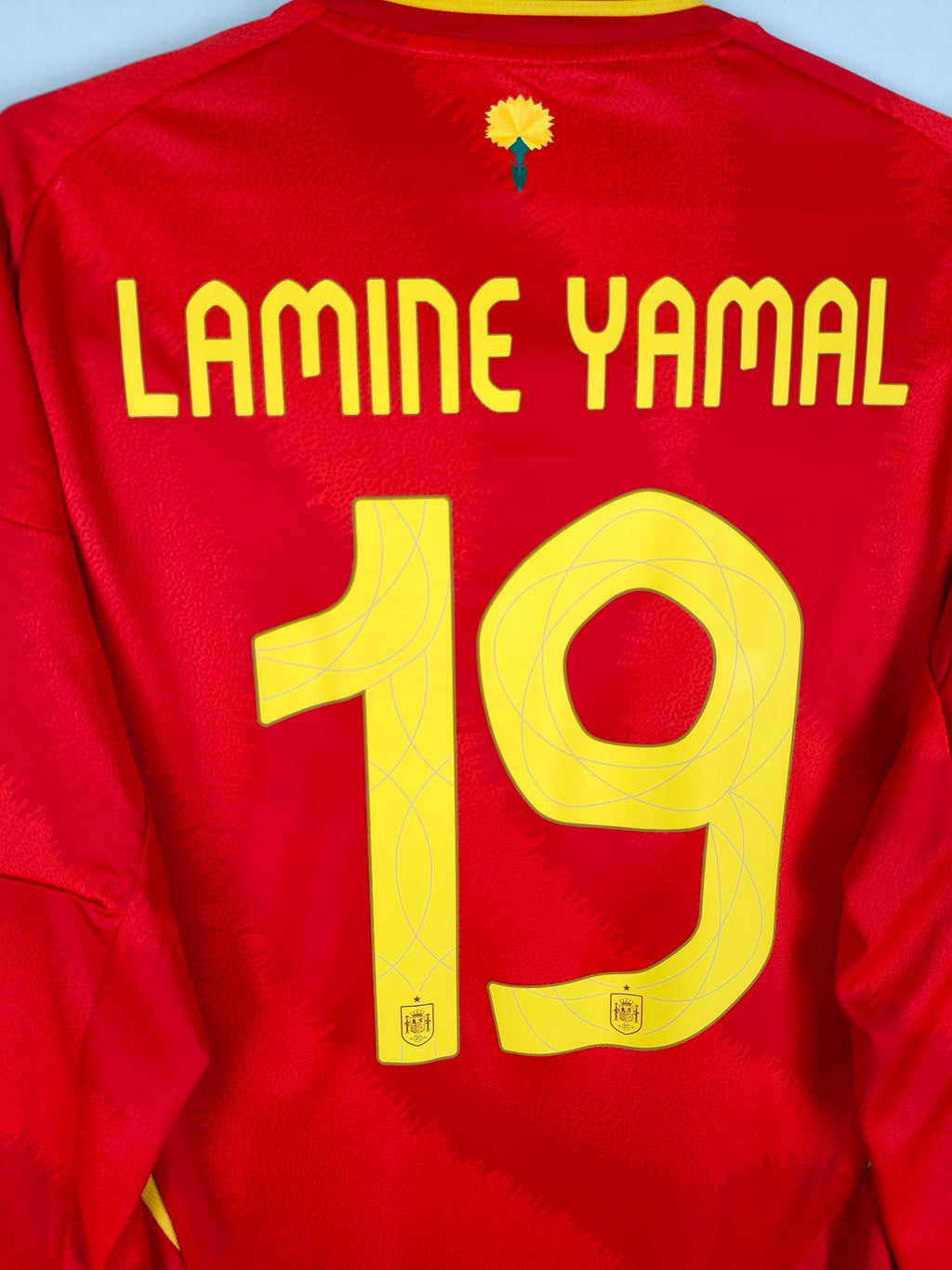 2024-25 Spanje thuisshirt Lamine Yamal #19 (LS)