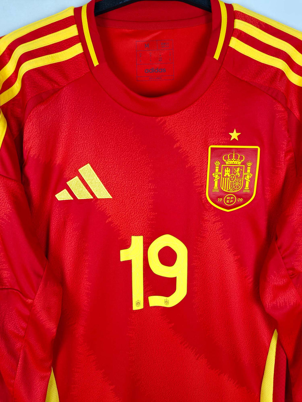 2024-25 Spanje thuisshirt Lamine Yamal #19 (LS)
