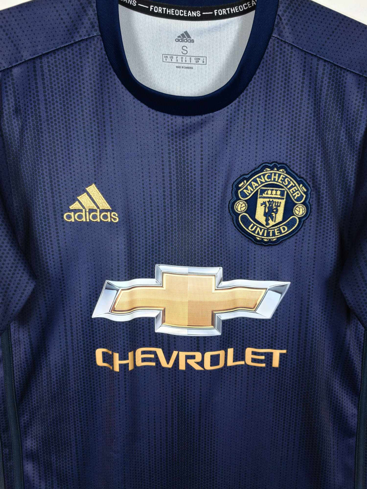 2018-19 Manchester United derde shirt - detailfoto