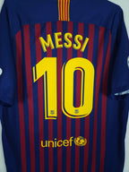 2018-19 Barcelona thuisshirt Messi #10