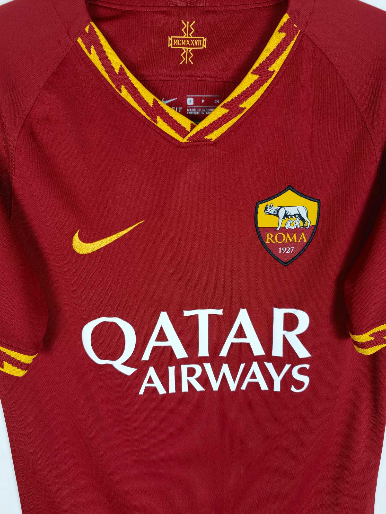 2019-20 AS Roma thuisshirt Totti #10