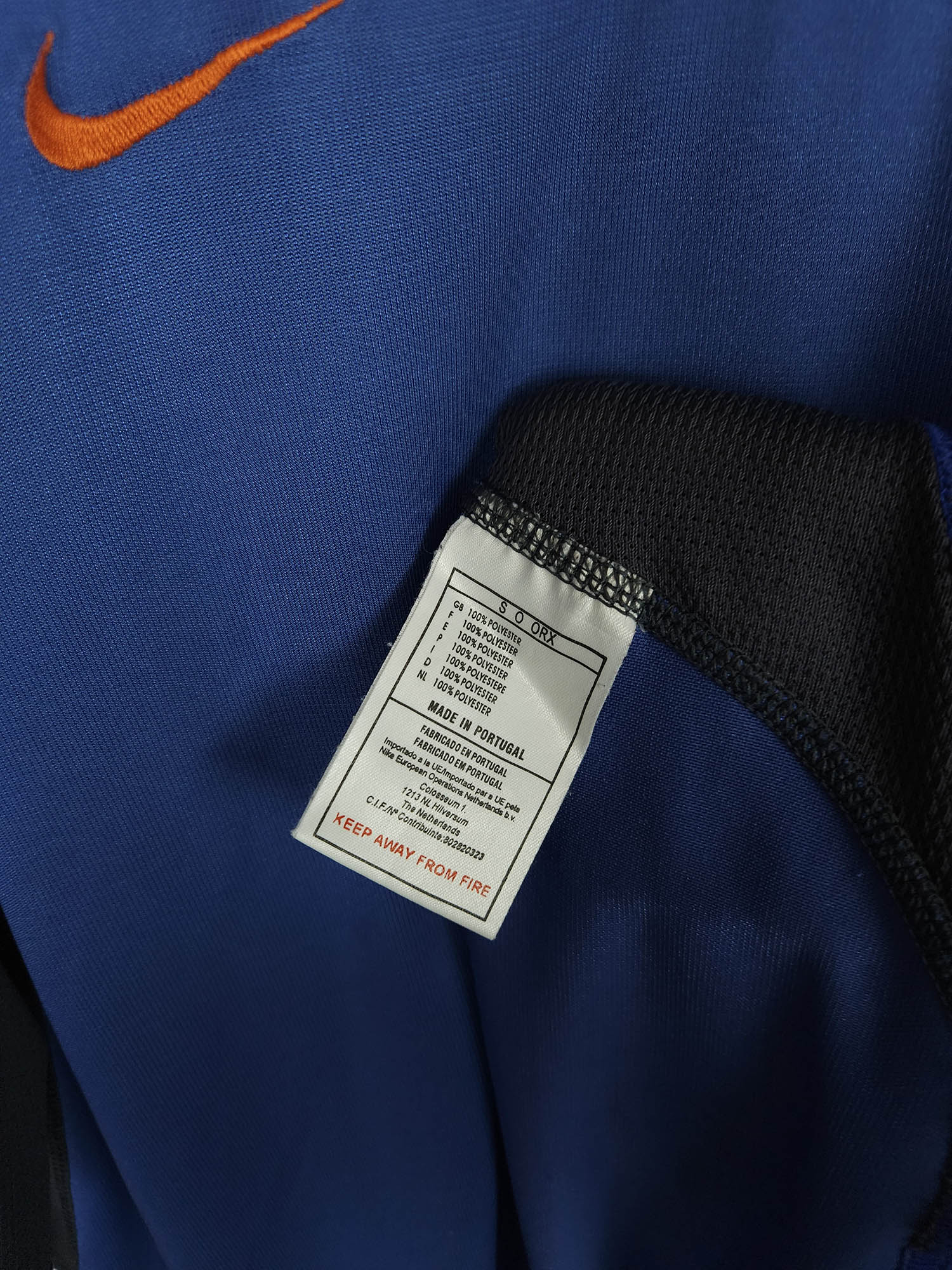 2000-01 Nederland Uitshirt