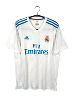 2017-18 Real Madrid Home Shirt Bale #11 - front view