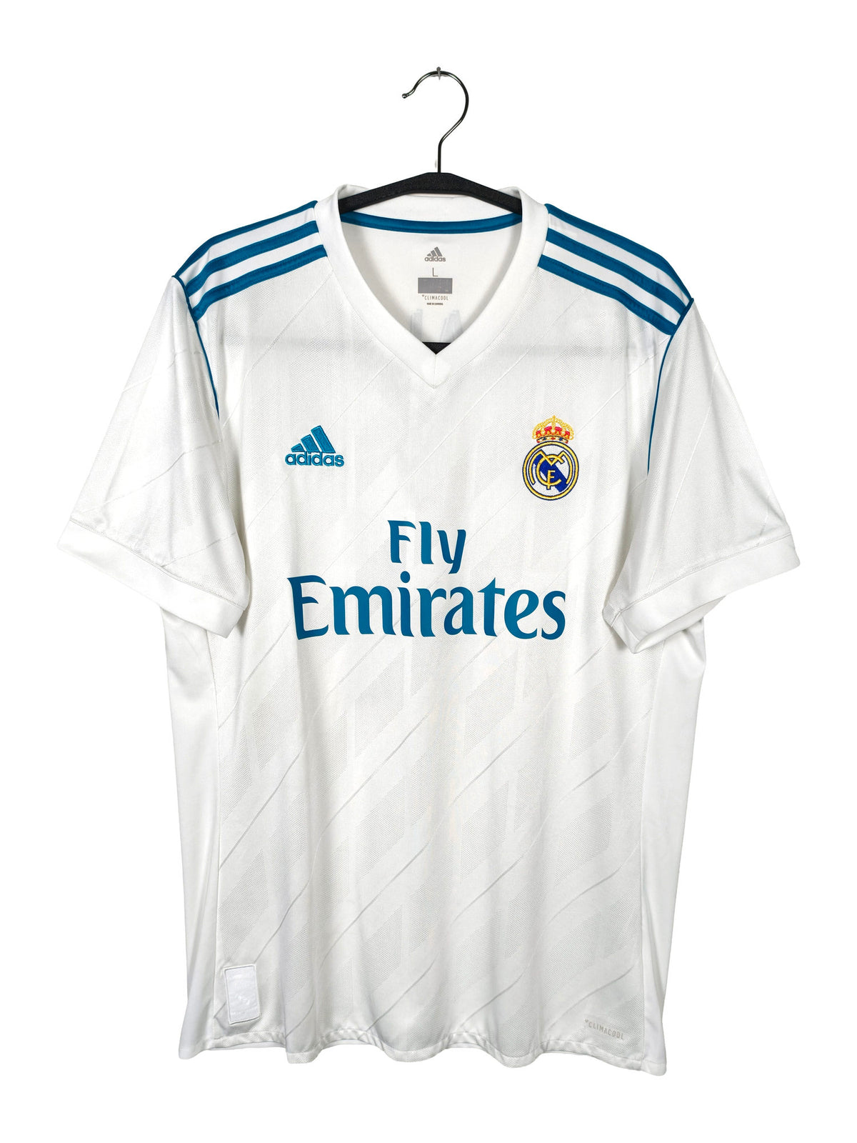 2017-18 Real Madrid Home Shirt Bale #11 - front view