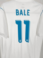 2017-18 Real Madrid Home Shirt Bale #11 - detailed view