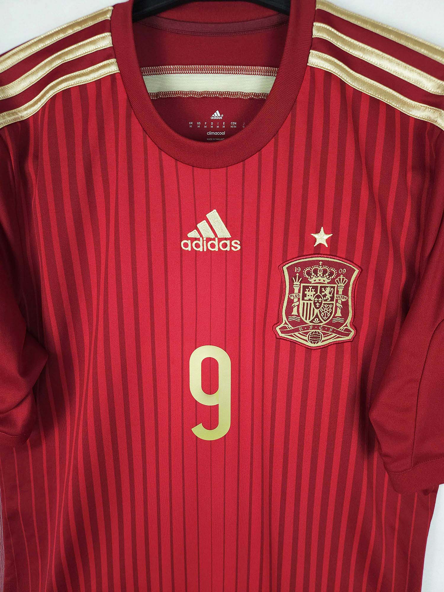 2014-15 Spanje thuisshirt Torres #9
