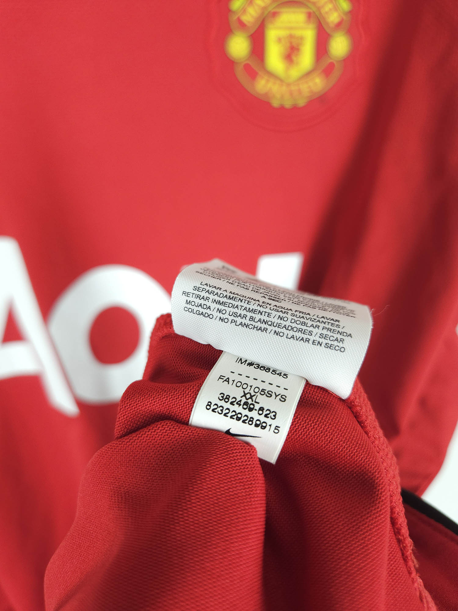 2010-11 Manchester United Home Shirt Berbatov #9
