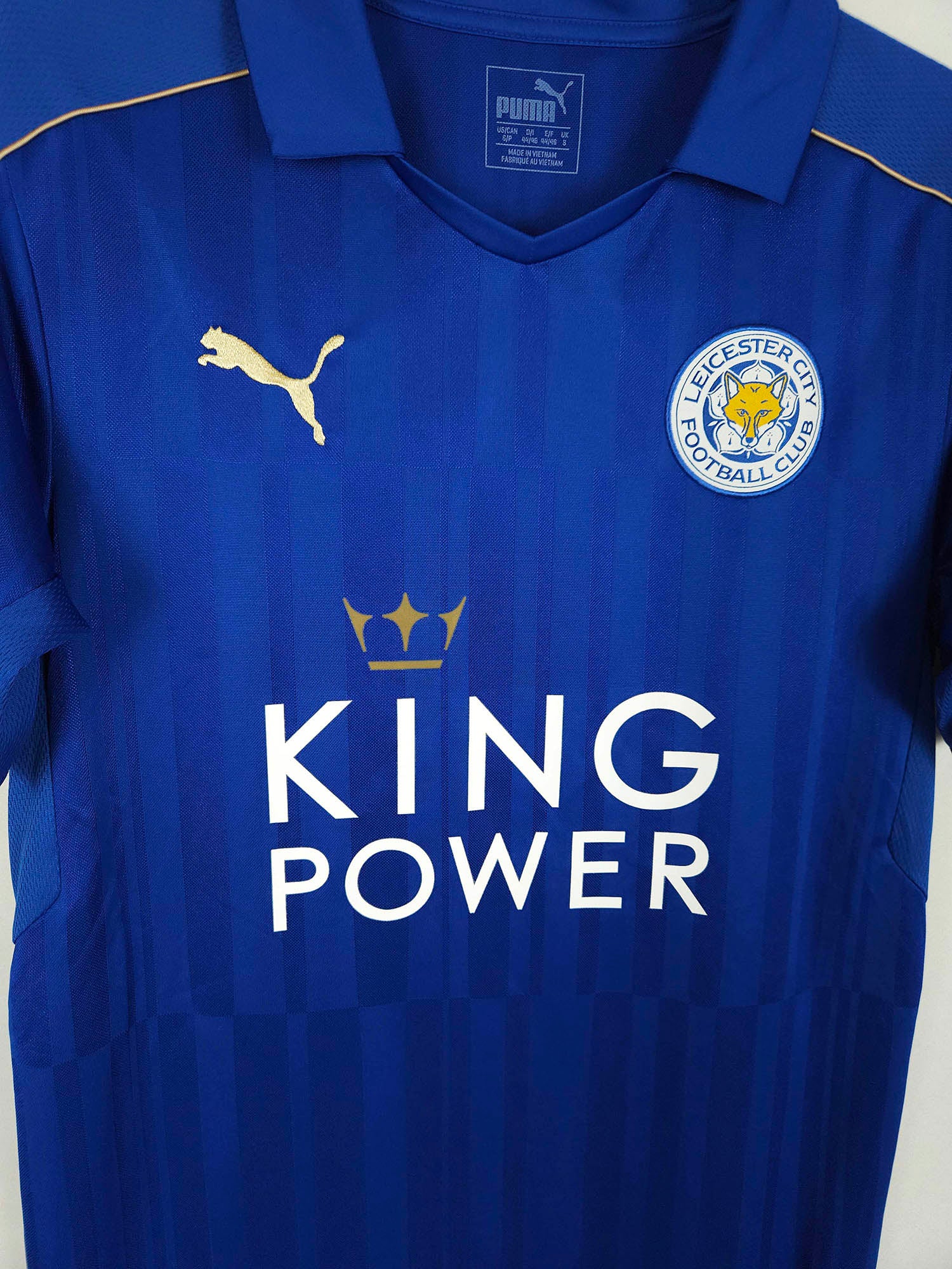 2016-17 Leicester City thuisshirt Vardy #9