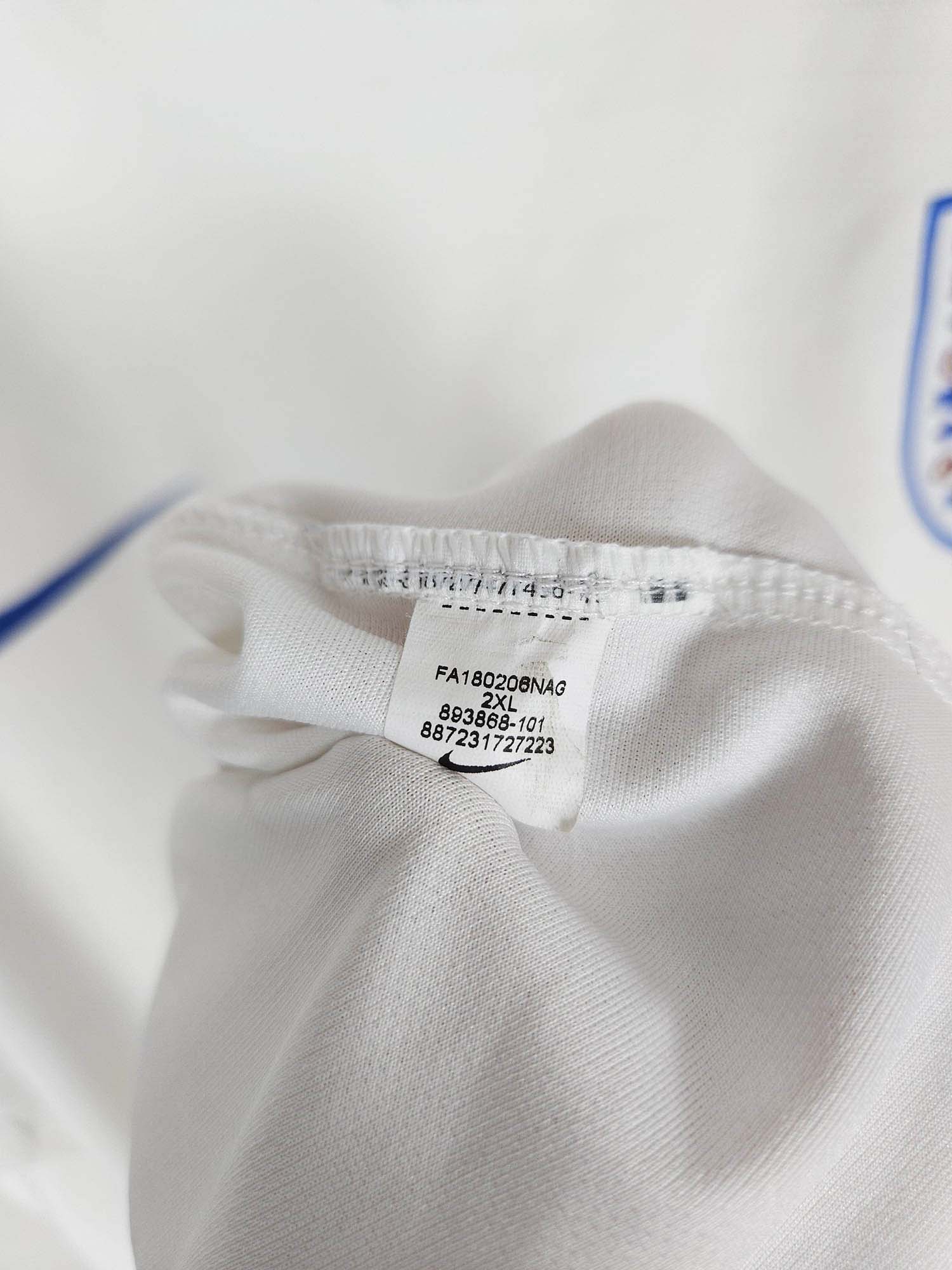 2018-19 Engeland thuisshirt