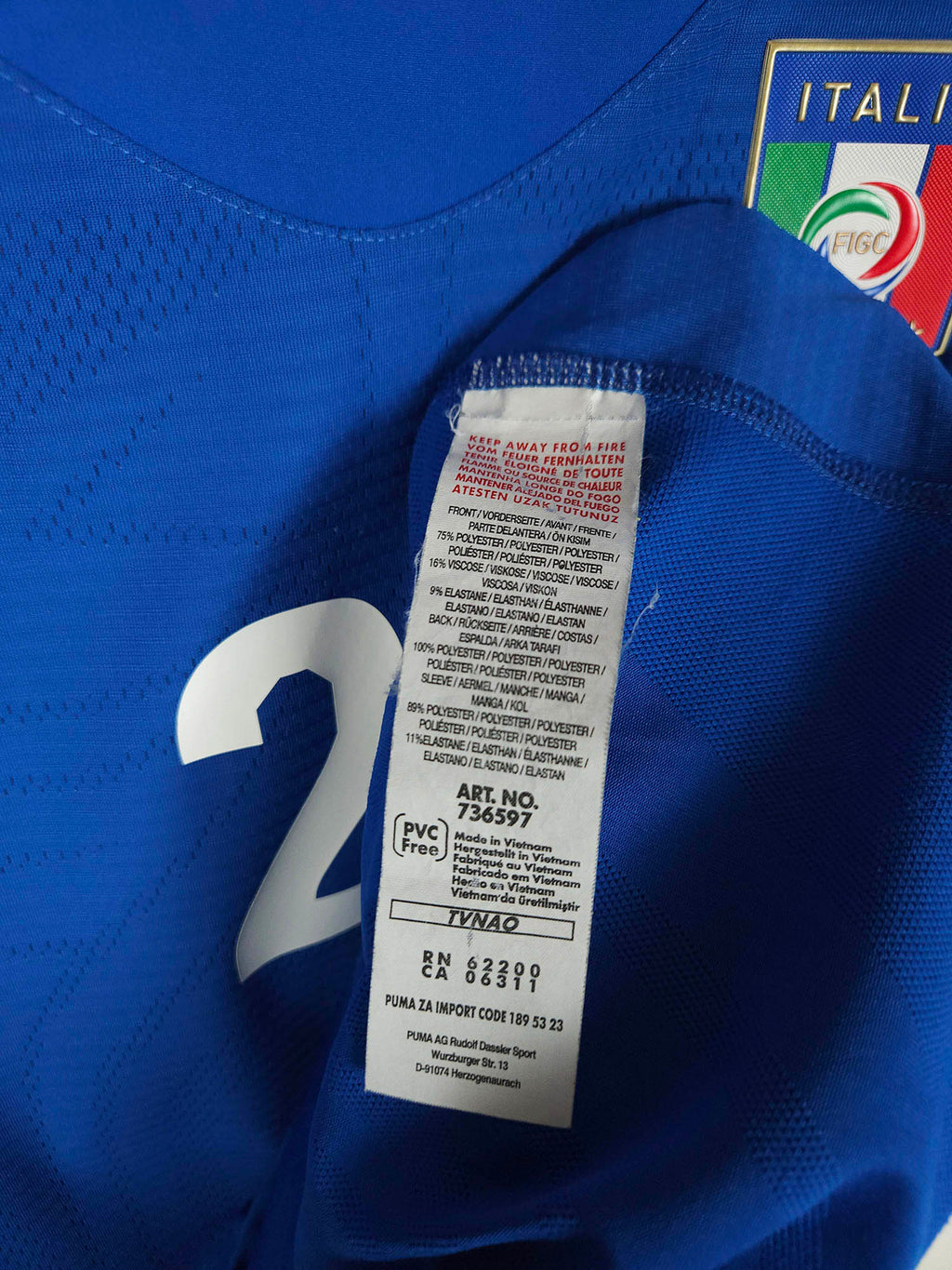 2010-12 Italië thuisshirt Pirlo #21