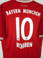 2013-14 Bayern München thuisshirt Robben #10