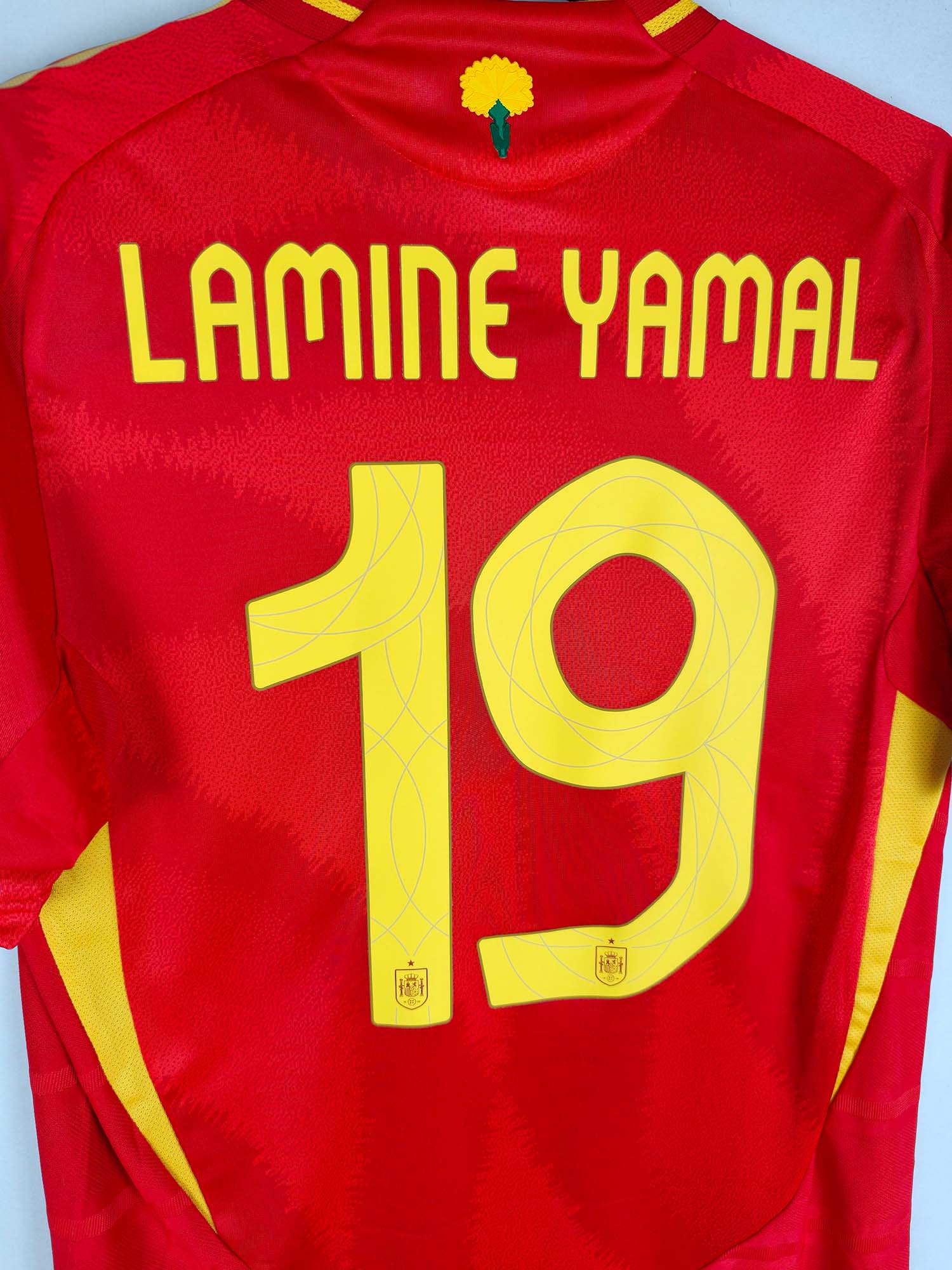 2024-25 Spanje thuisshirt Lamine Yamal #19 (Pro)