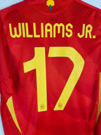 2024-25 Spanje thuisshirt Williams Jr. #17 (Pro)