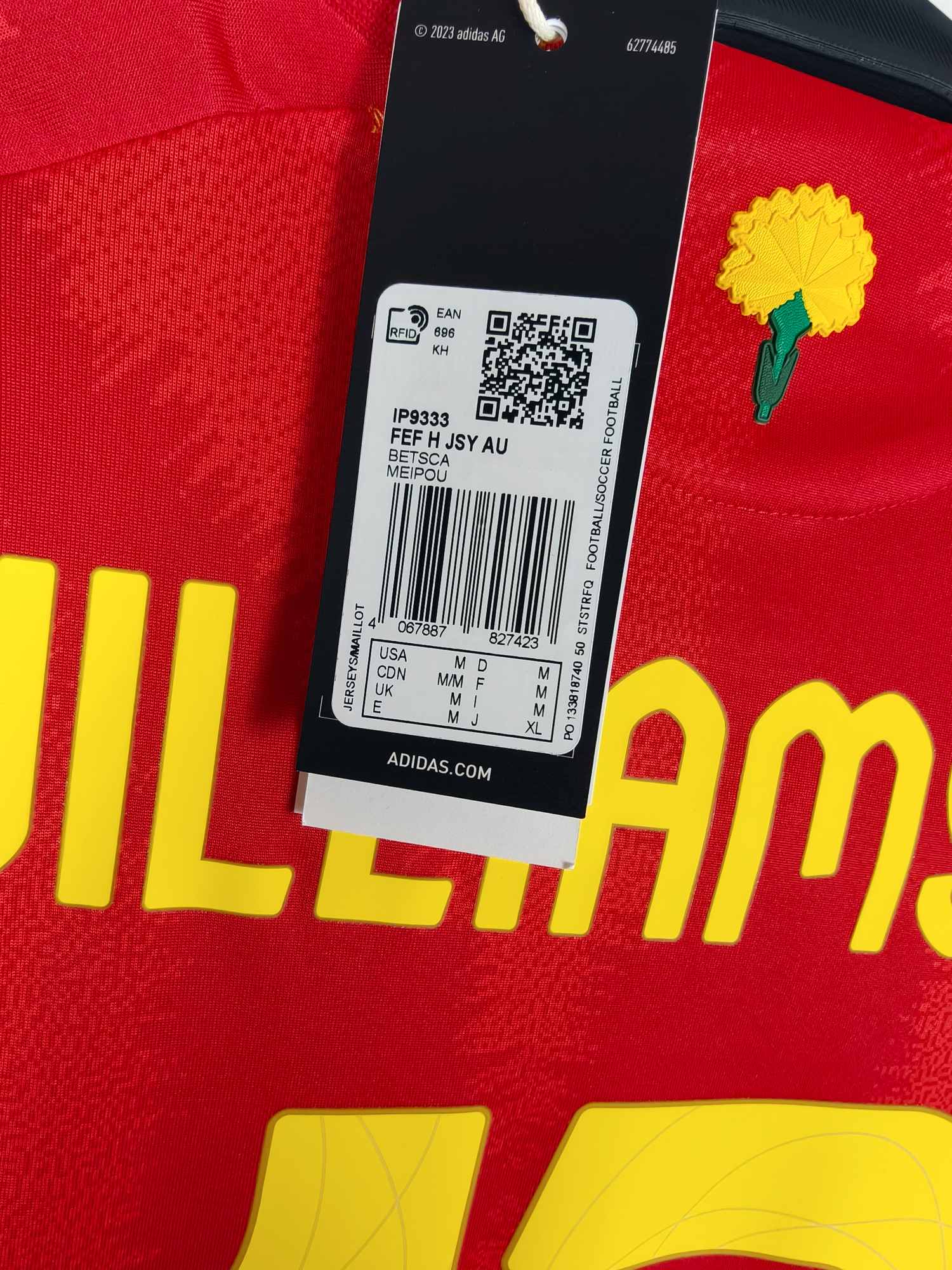2024-25 Spanje thuisshirt Williams Jr. #17 (Pro)