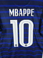 2020-21 Frankrijk thuisshirt Mbappé #10