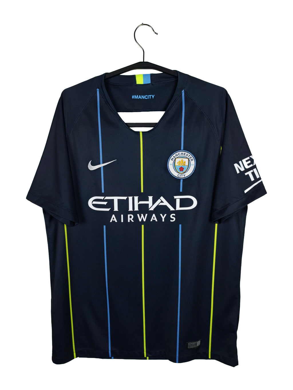 2018-19 Manchester City Away Shirt - front view