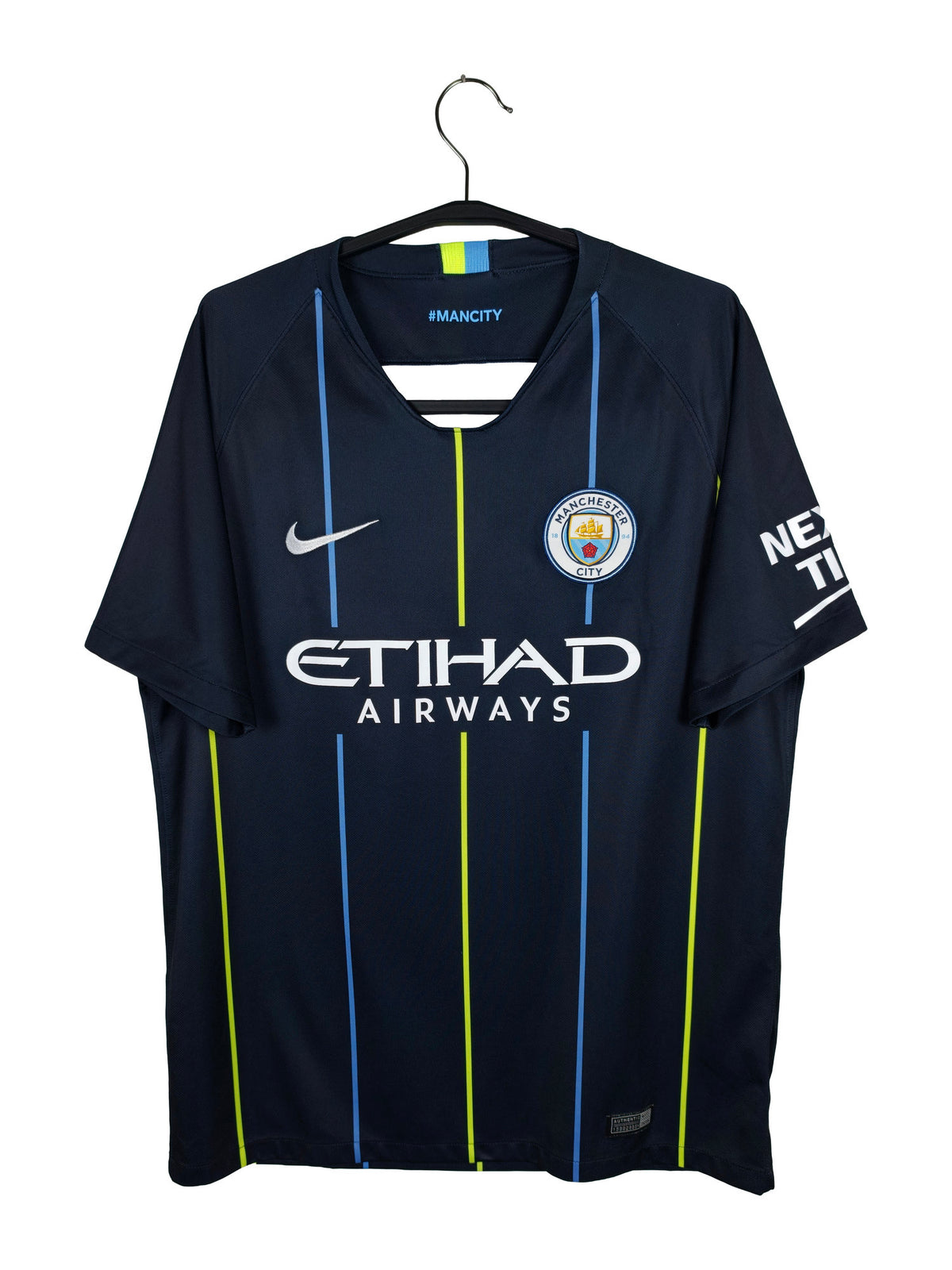 2018-19 Manchester City Away Shirt - front view