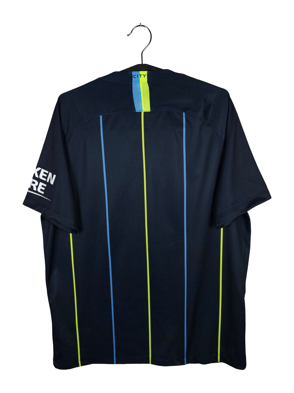 2018-19 Manchester City Away Shirt - back view