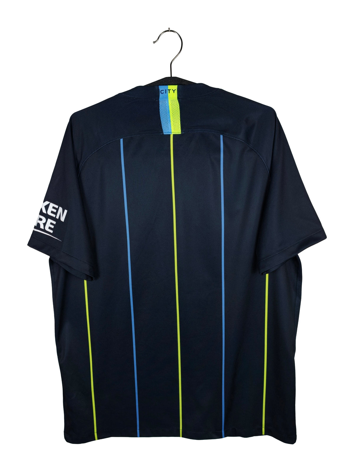 2018-19 Manchester City Away Shirt - back view